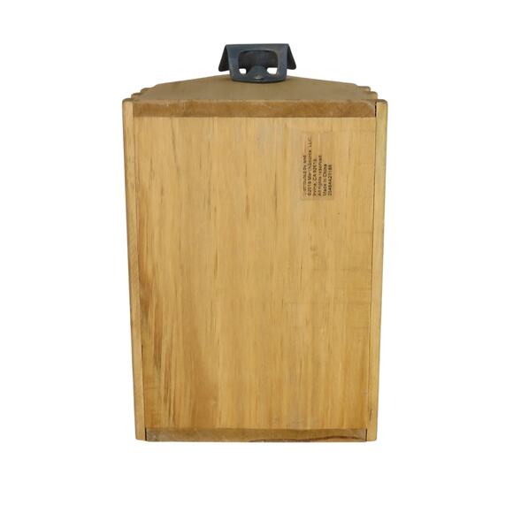 Hammer & Axe Bottle Caddy Wood with Opener Oak Wooden 6 Pack Beer Holder Caddy - Picture 4 of 6